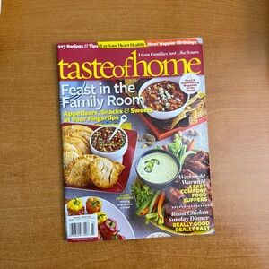 Taste of Home Cookbook - Vibrant Red‎ and Yellow Edition